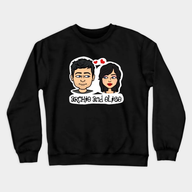 Archie and Elise Crewneck Sweatshirt by WatchTheSky